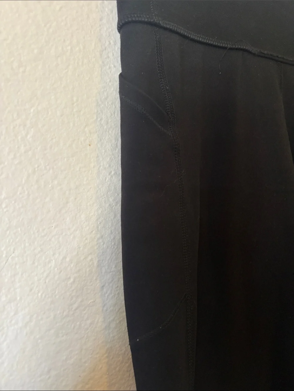 All In Motion Black High-Waist Active Leggings With Pockets, Size L